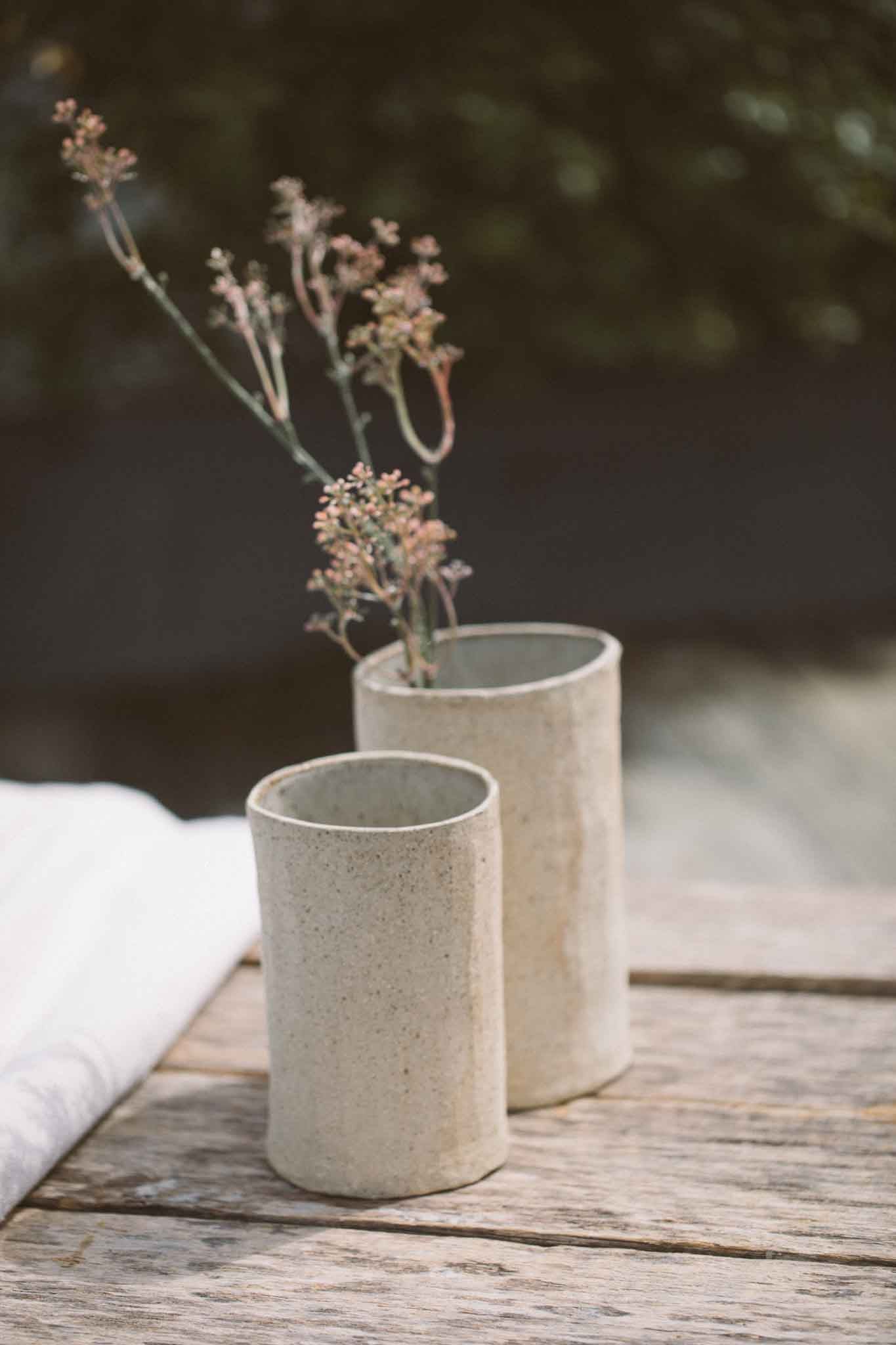 Raw Earth Carved Vase | Medium