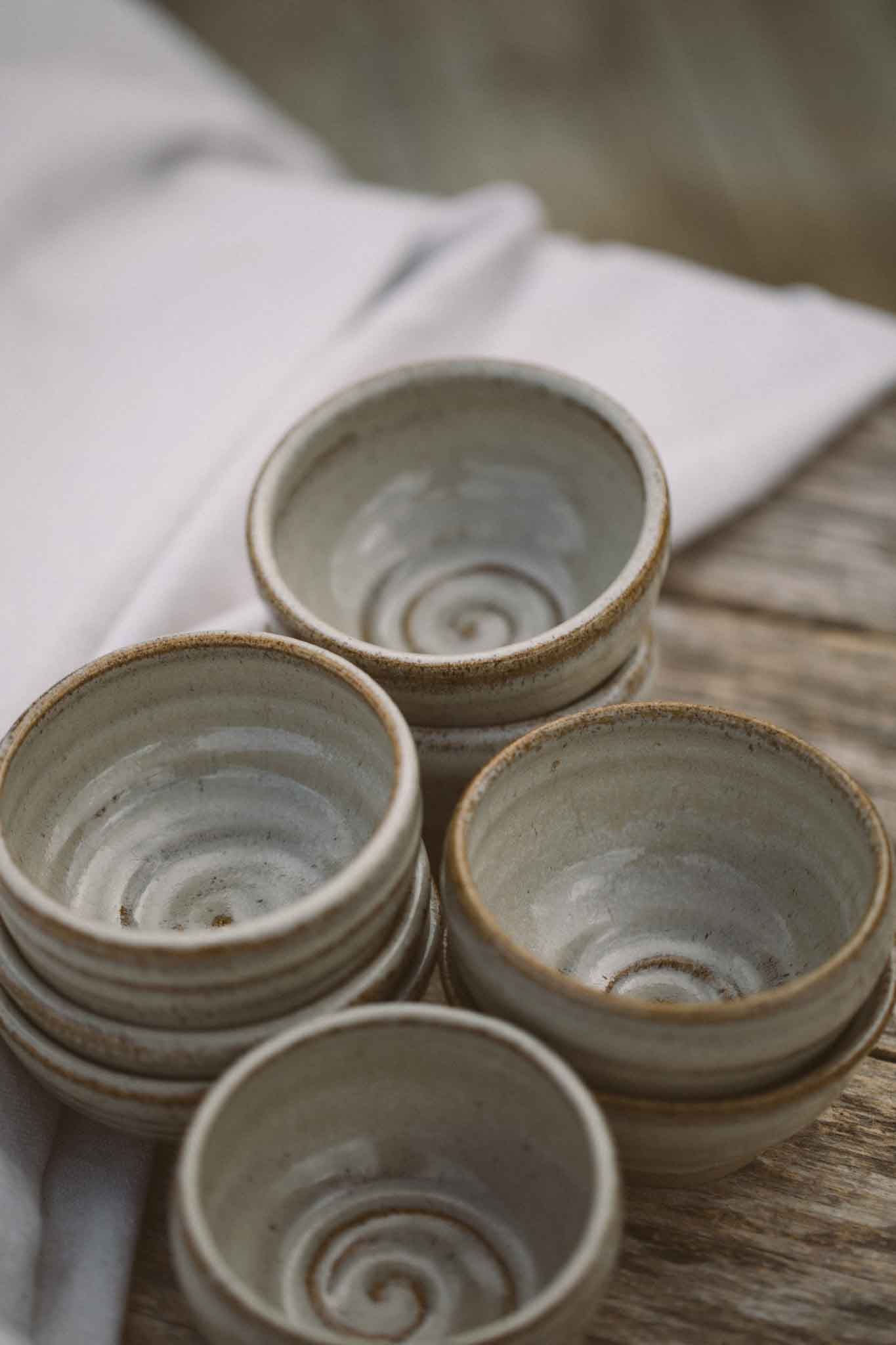 Small Wild Clay Condiment Bowl