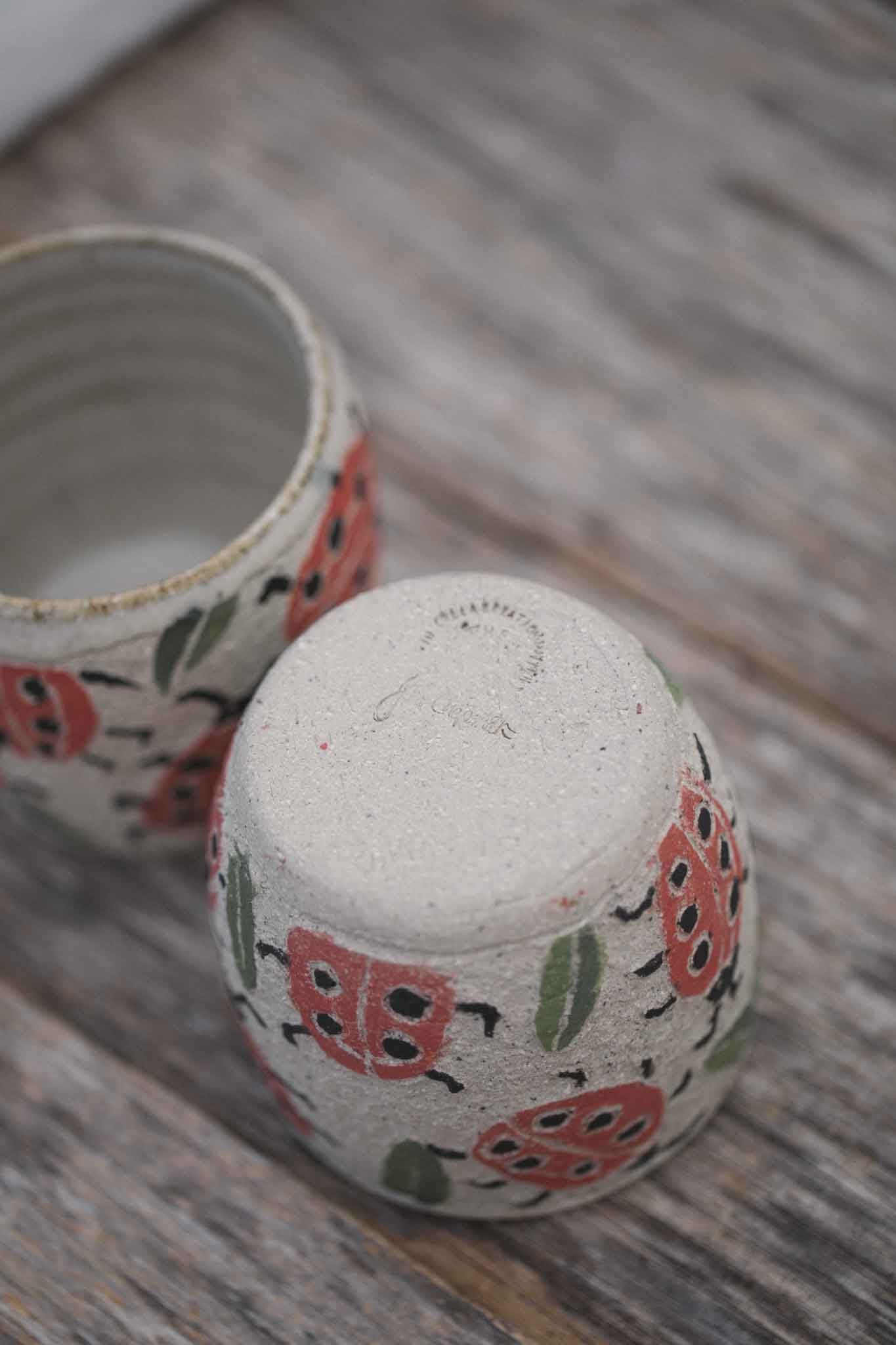 Ladybug Latte Cup (Collaboration with Jane Chapman)