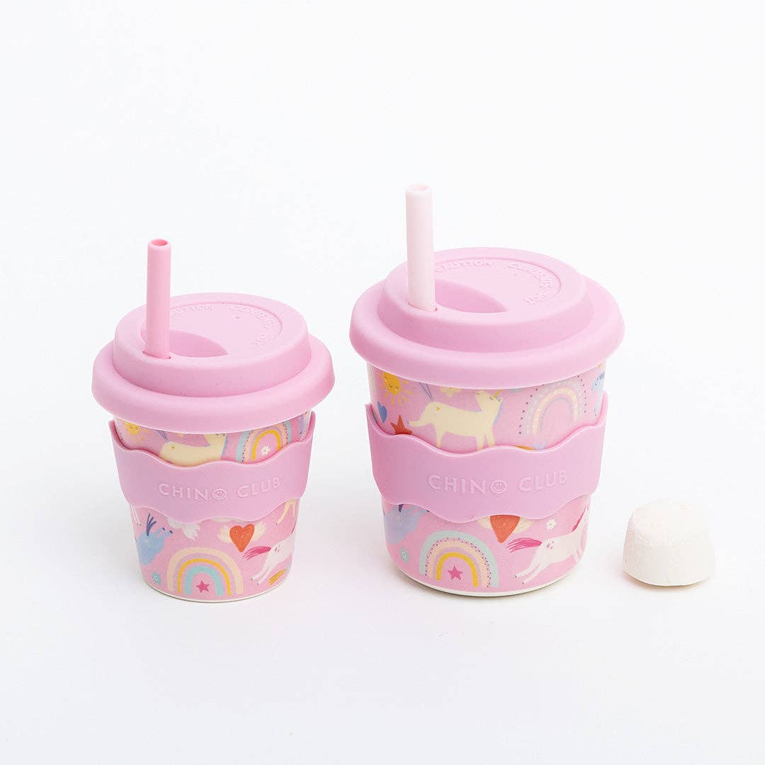 Pink Unicorn Babychino Cup 4oz