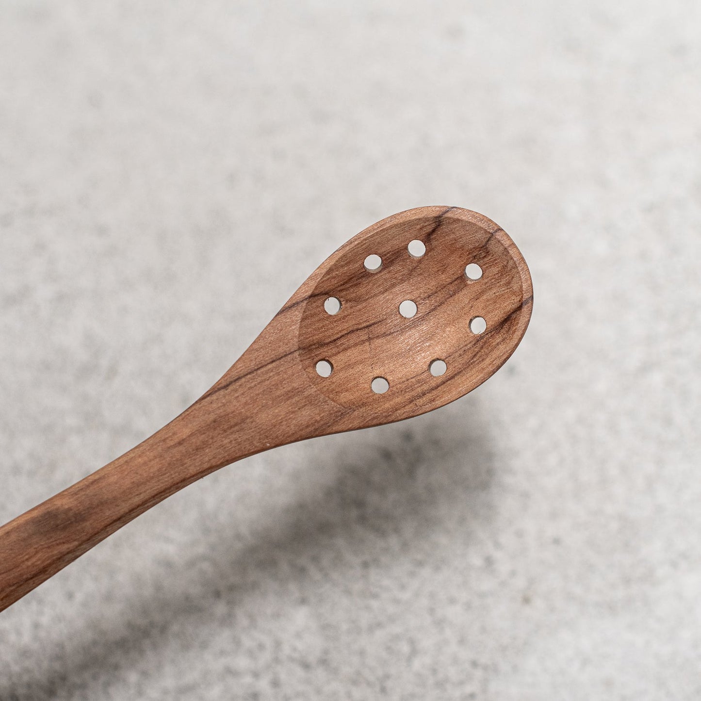Olive Wood Holed Spoon