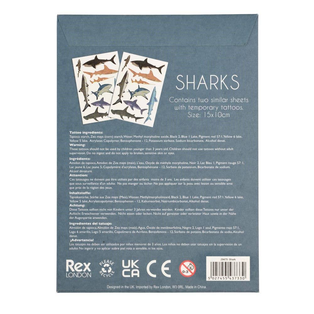 Temporary Tattoos - Shark