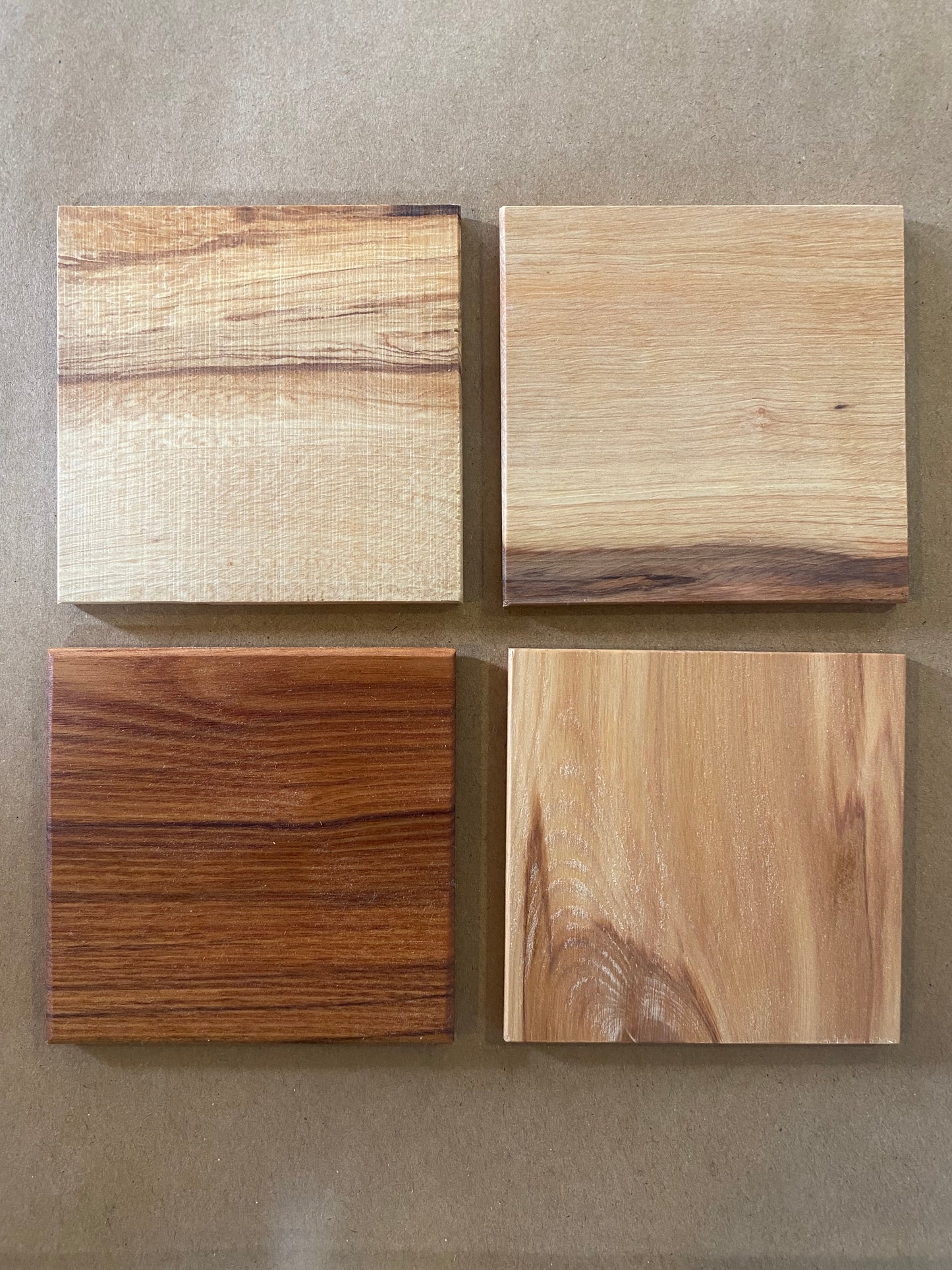 Tasmanian Handmade Timber Coaster Bundle of 4