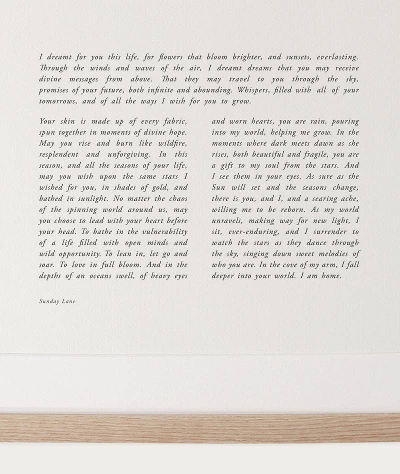 Soar A4 Print | Sand