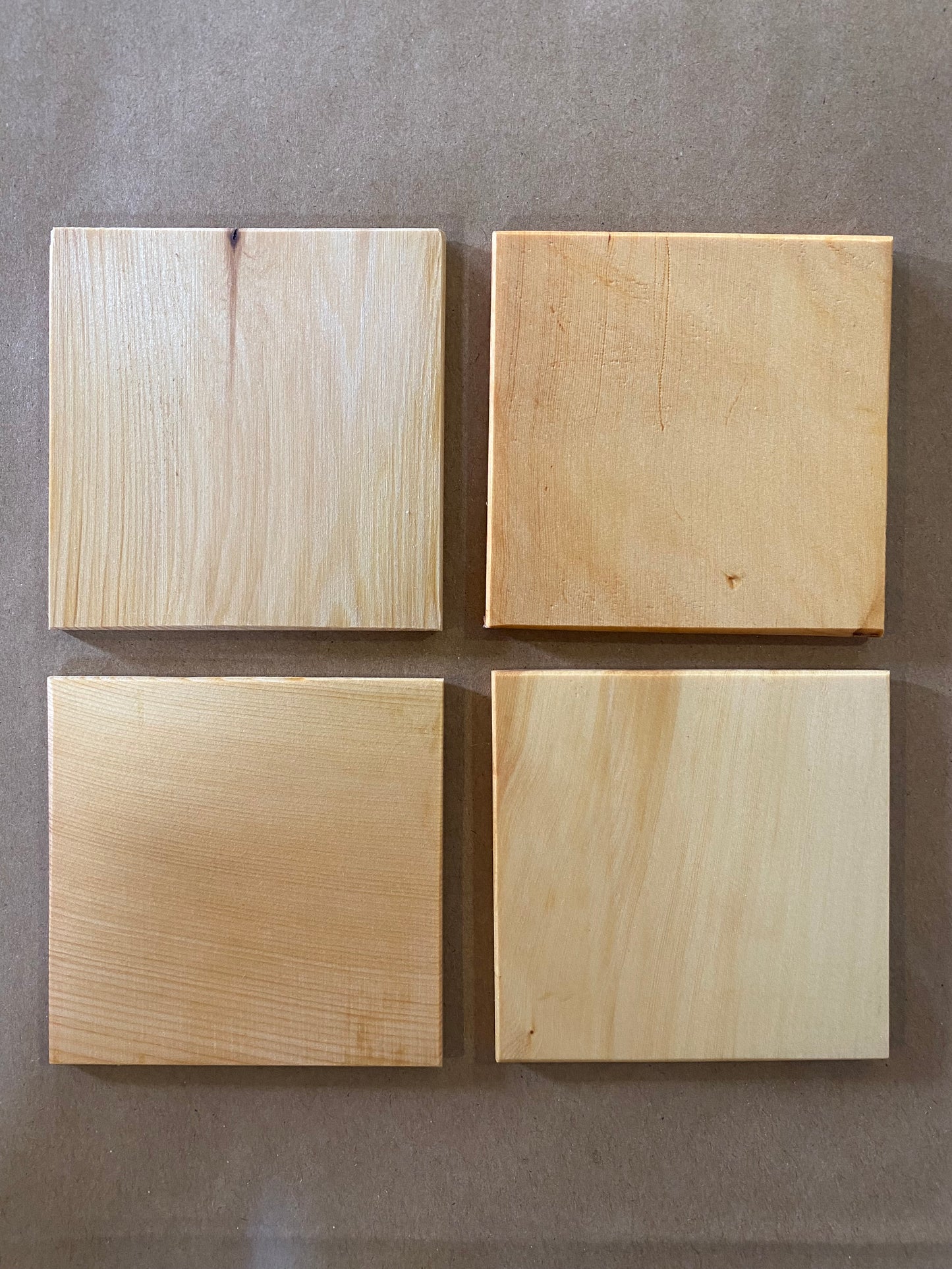 Tasmanian Handmade Timber Coaster Bundle of 4