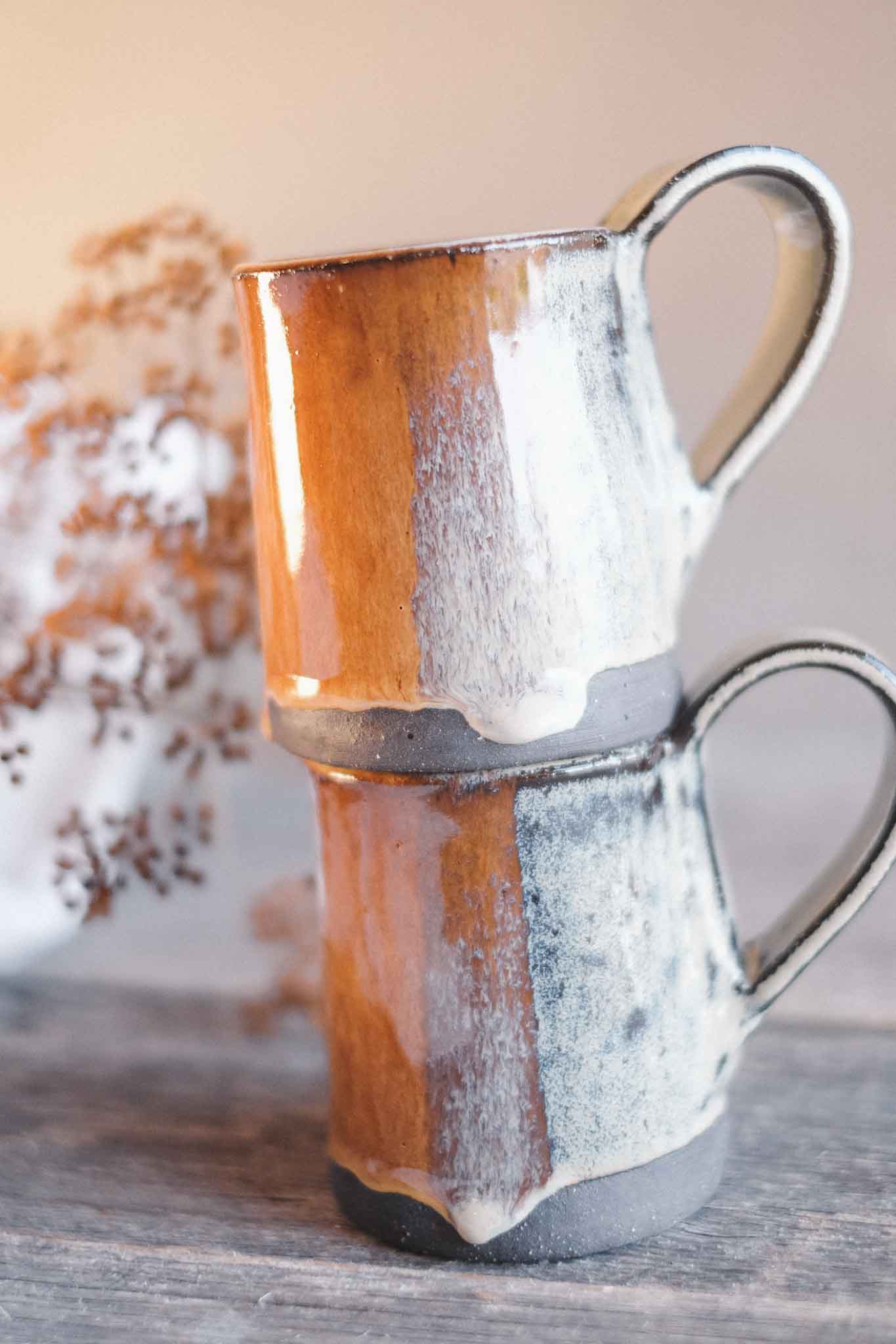 Lichen Black Clay Mug – 300ml