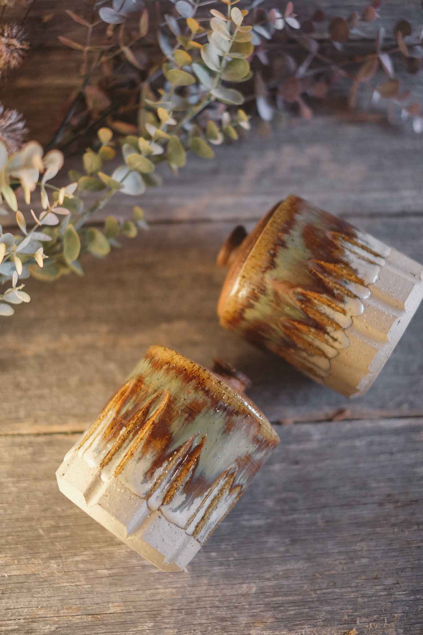 Small Jar with Blackheart Sassafras Lid 11cm x 9cm