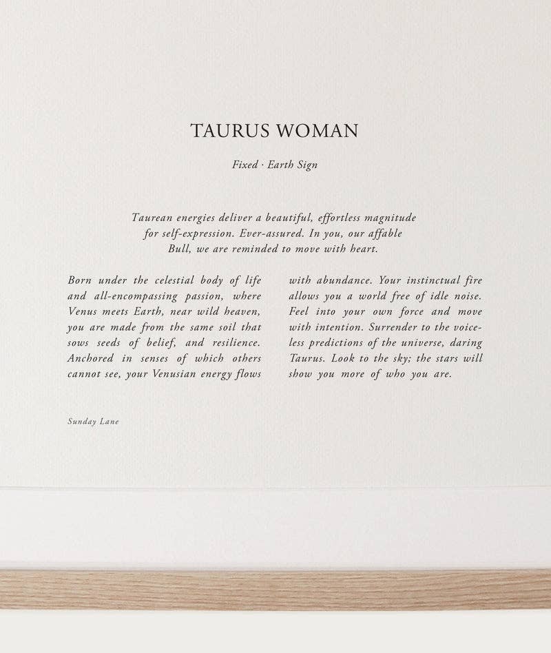 Taurus 05: A4 Print