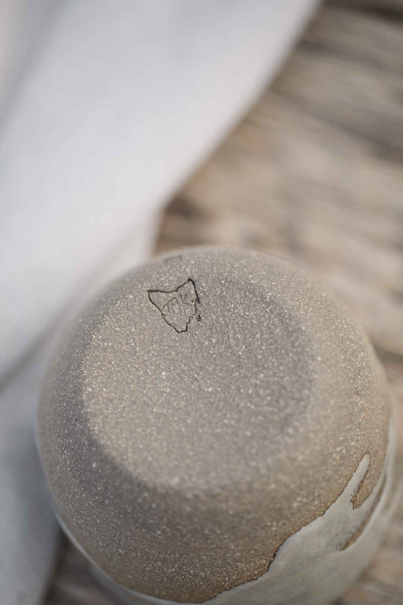 Latte Cup – Raw Earth with Binalong Bay Glaze