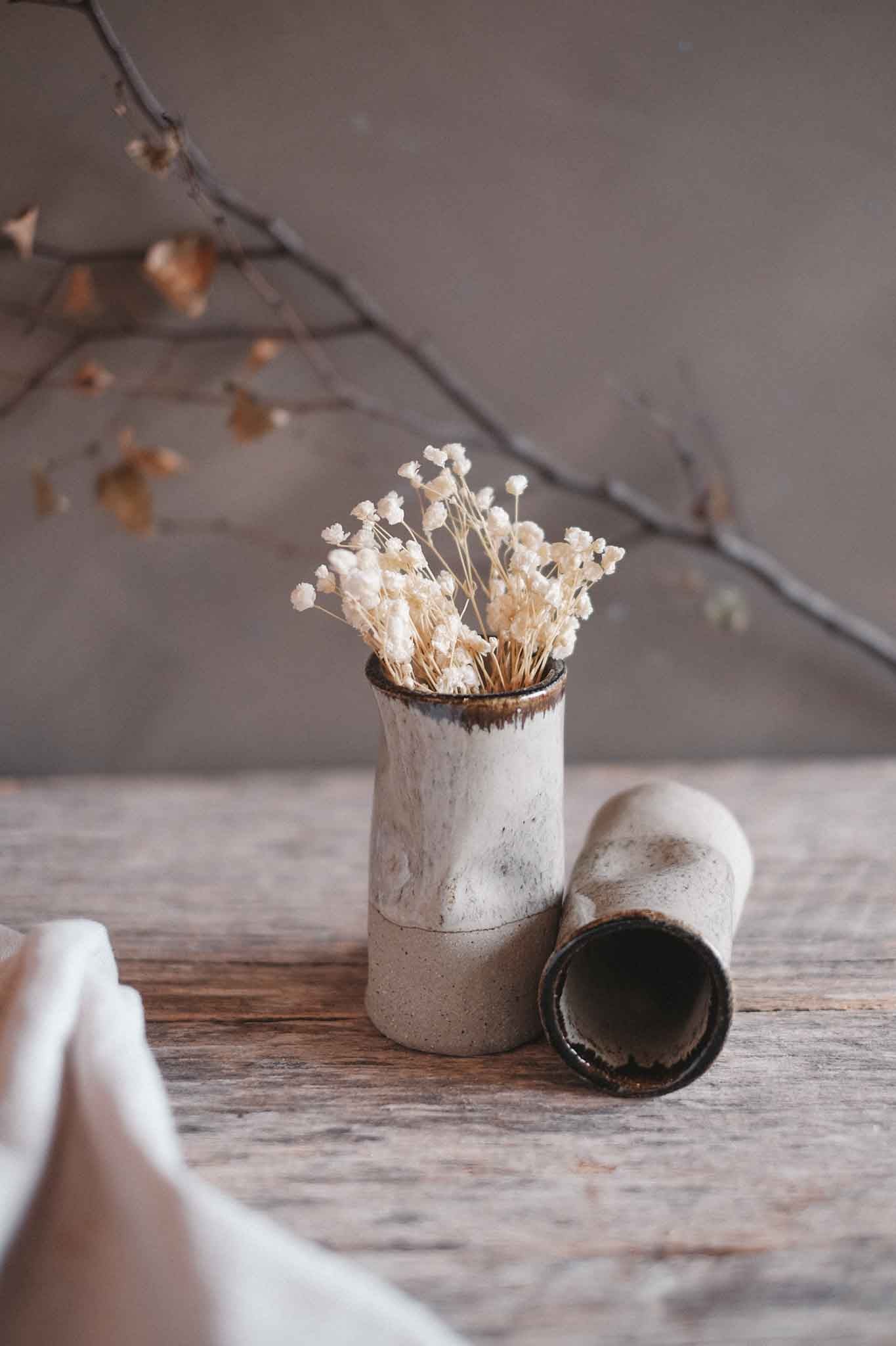 Wabi-Sabi Bud Vase — Ember | Small
