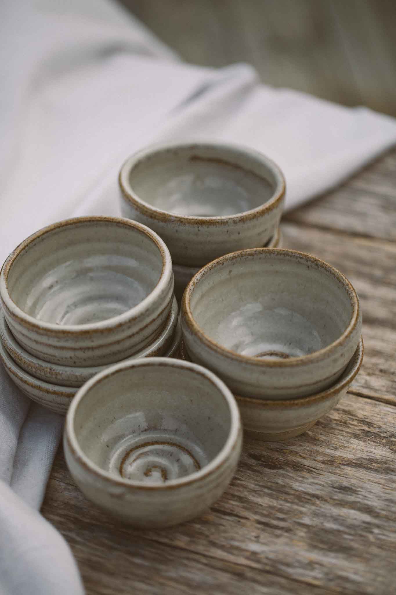 Small Wild Clay Condiment Bowl