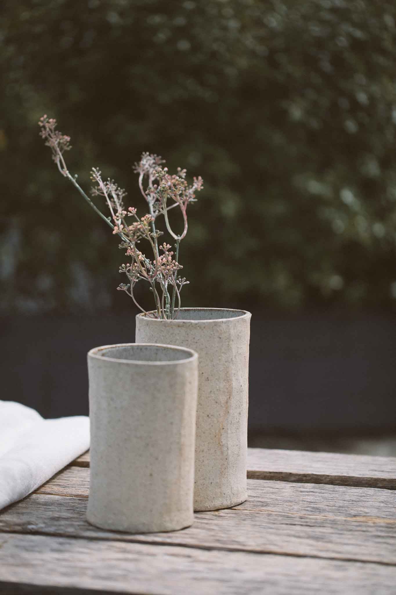 Raw Earth Carved Vase | Medium