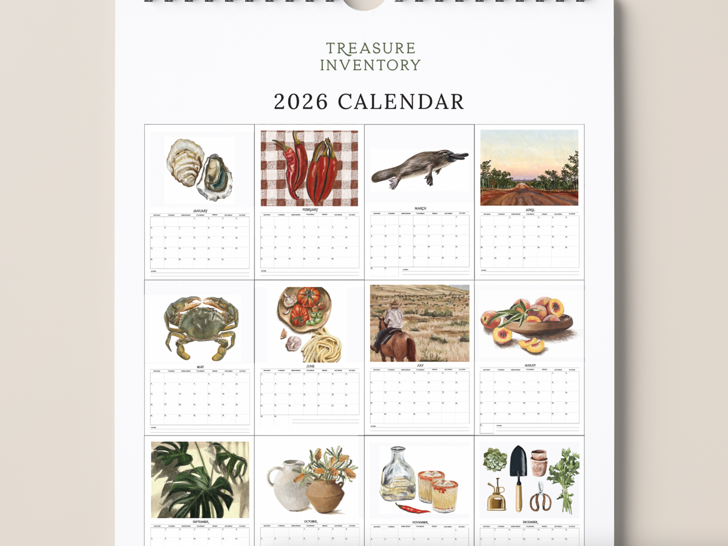 Signature A3 Calendar – 2026 Edition