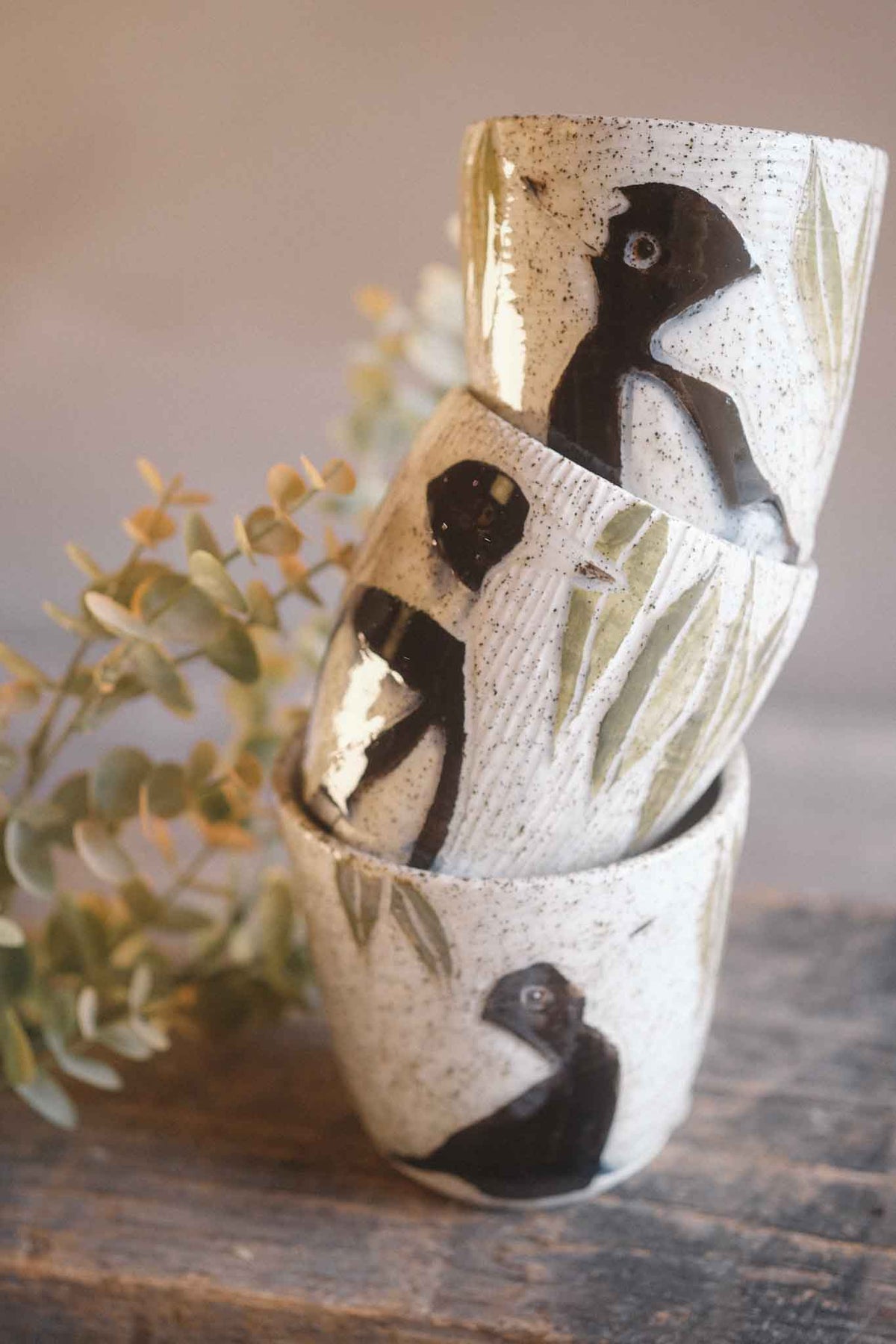 Magpie Latte Cup — Jane Chapman Collaboration