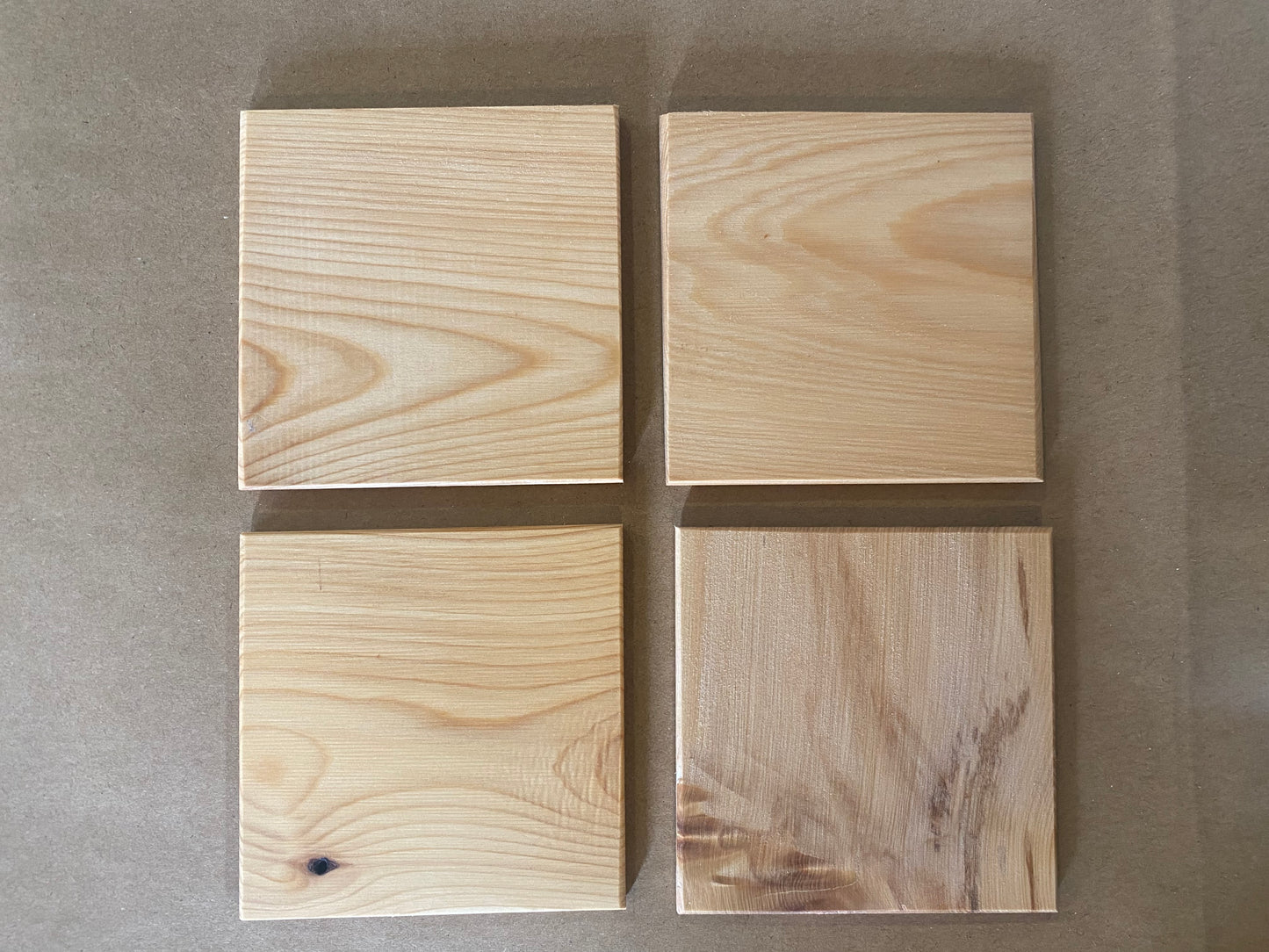 Tasmanian Handmade Timber Coaster Bundle of 4