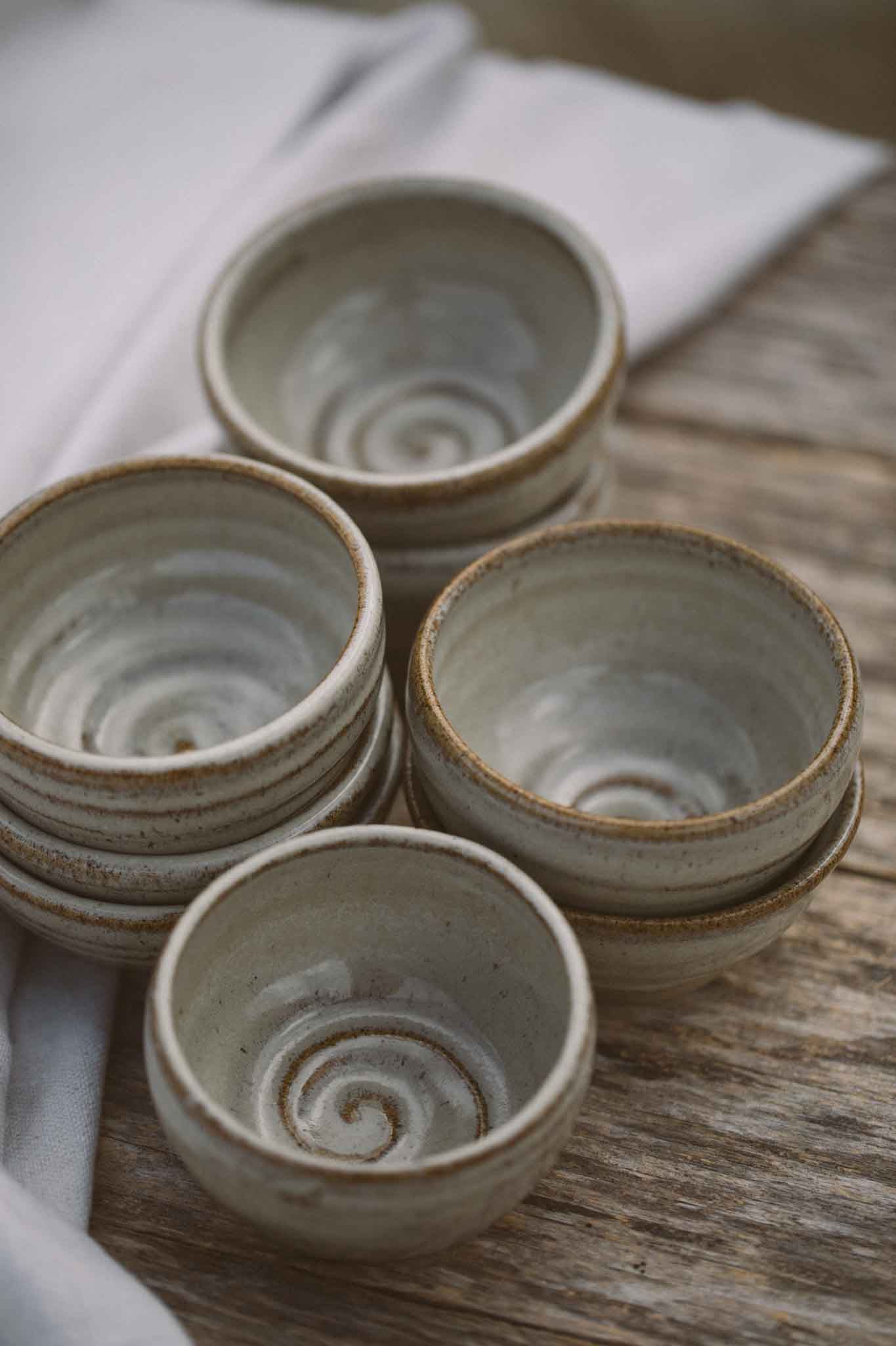 Small Wild Clay Condiment Bowl
