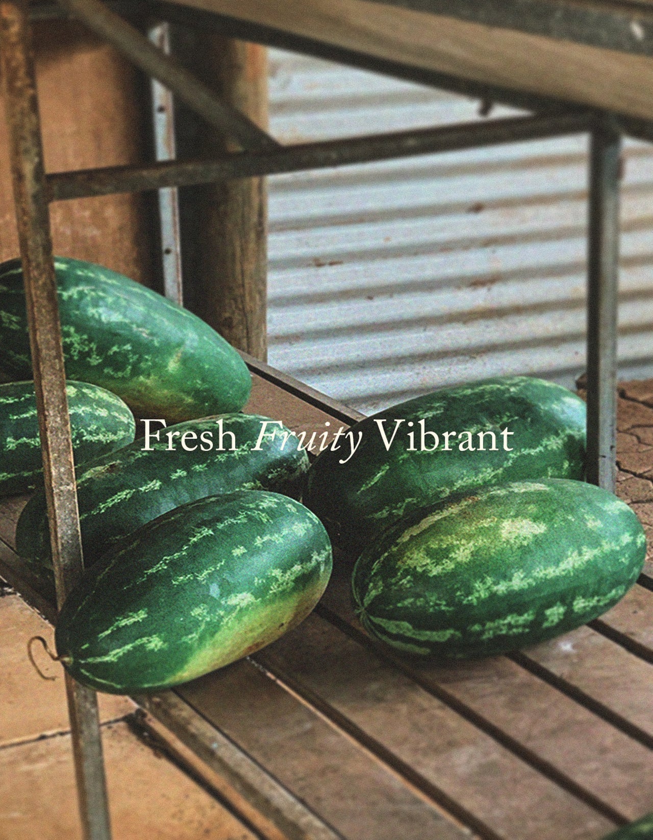 PIP: WATERMELON / CUCUMBER / BASIL SMALL AMBER CANDLE 250G