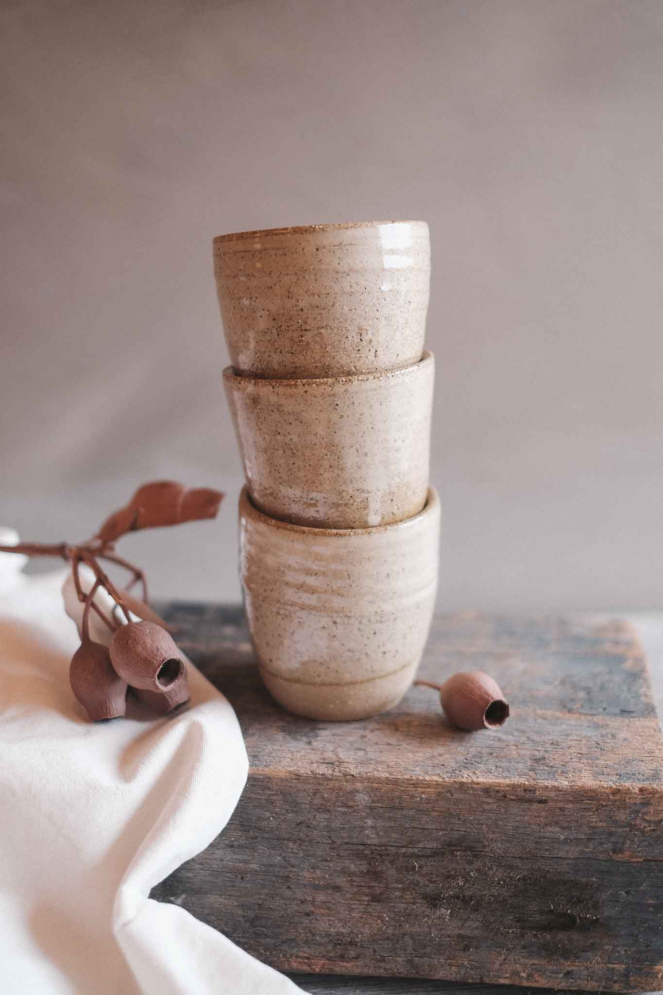 Ceramic Latte Cup — Cream