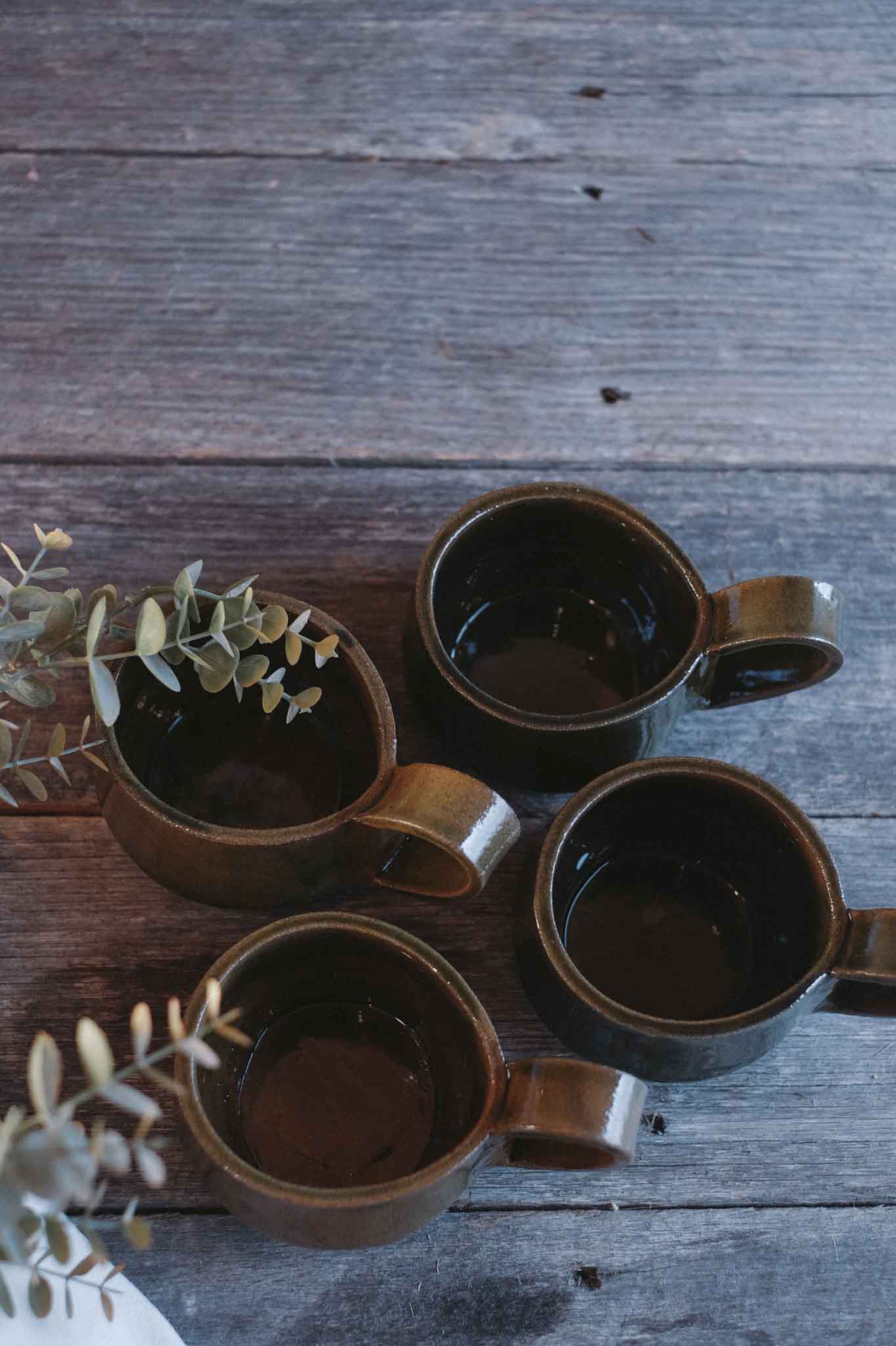 Handbuilt Ceramic Cup — Jade