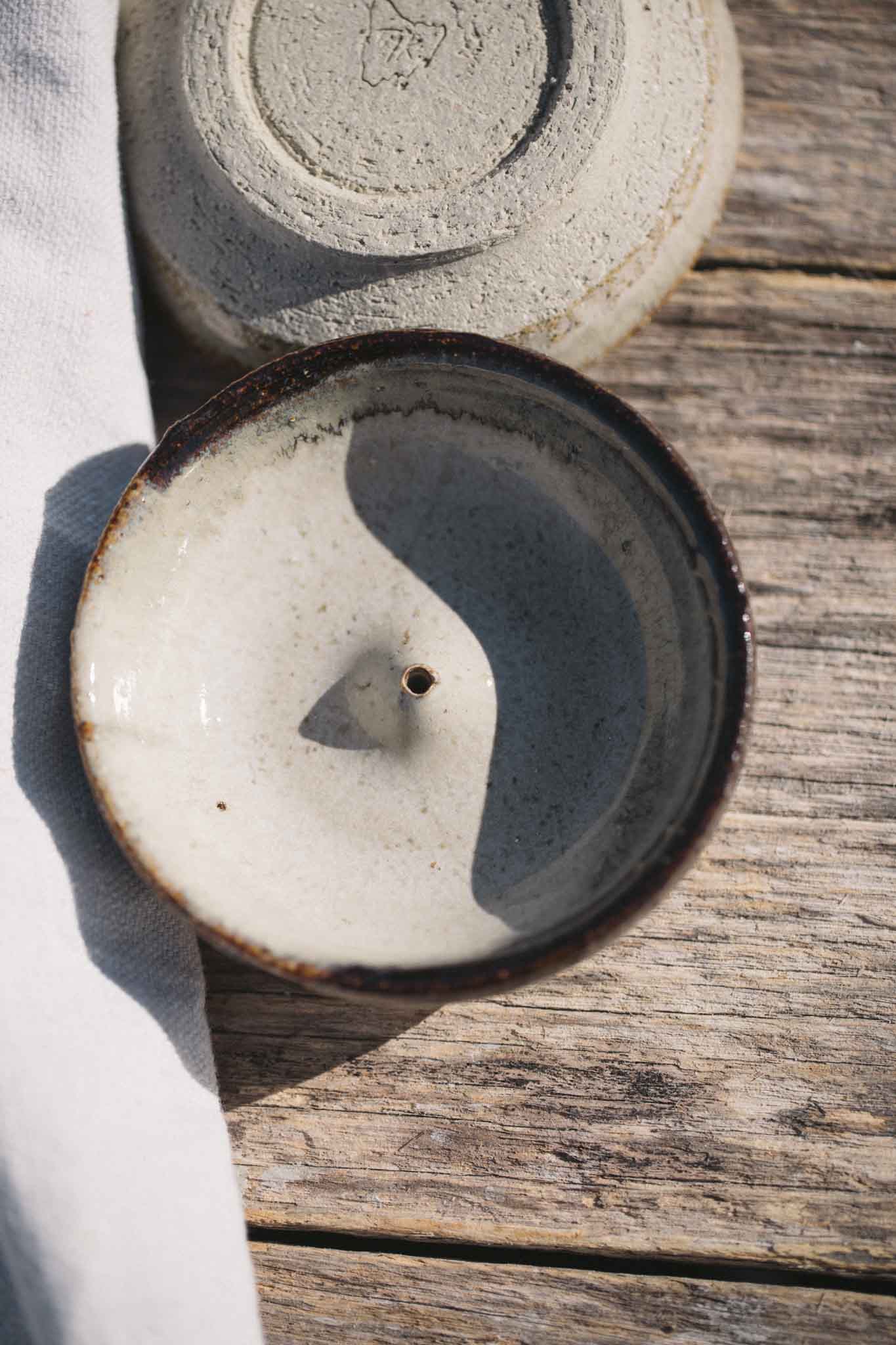 Incense Dish | Iron Glaze