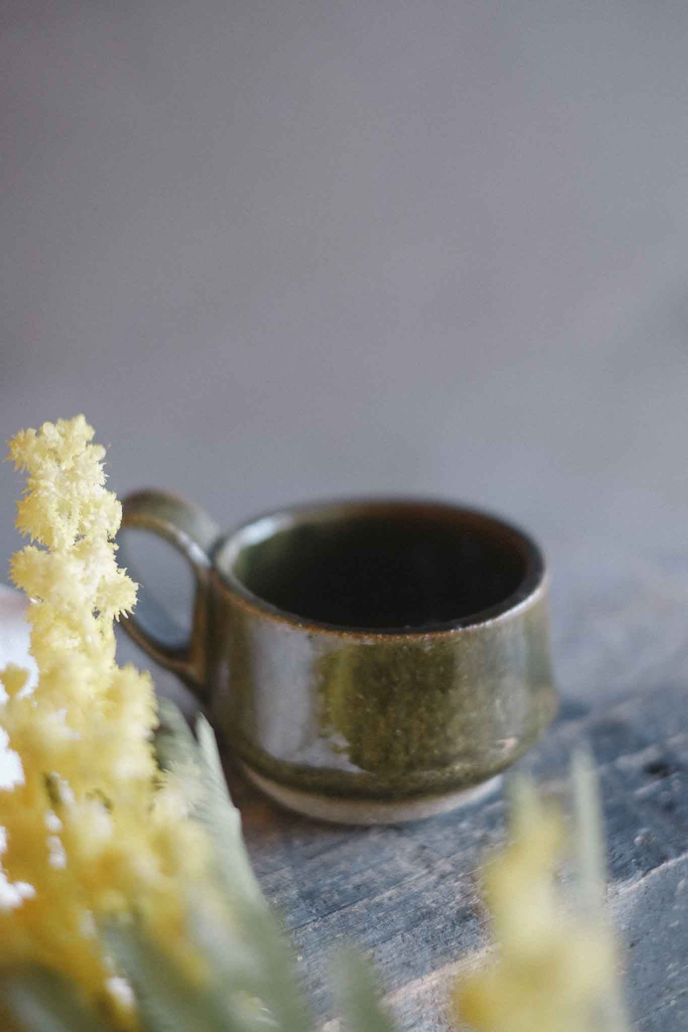 Handbuilt Ceramic Mug — Jade