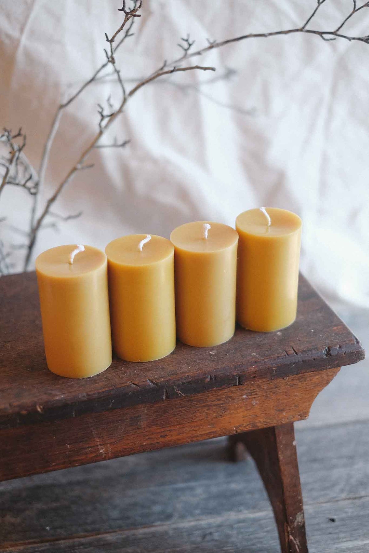Beeswax Pillar Candle