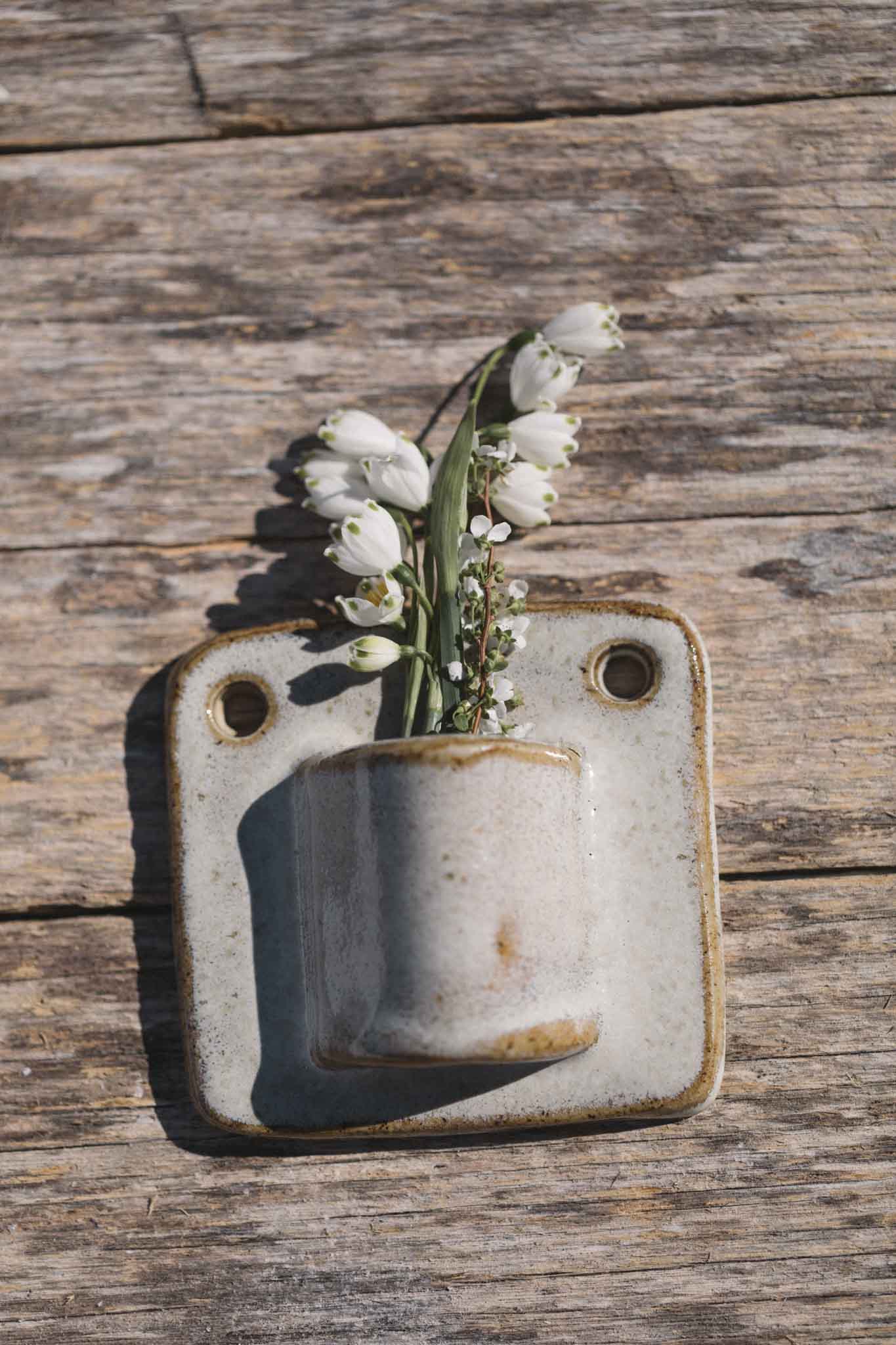 Handcrafted Ceramic Wall Hanging Vase | Small