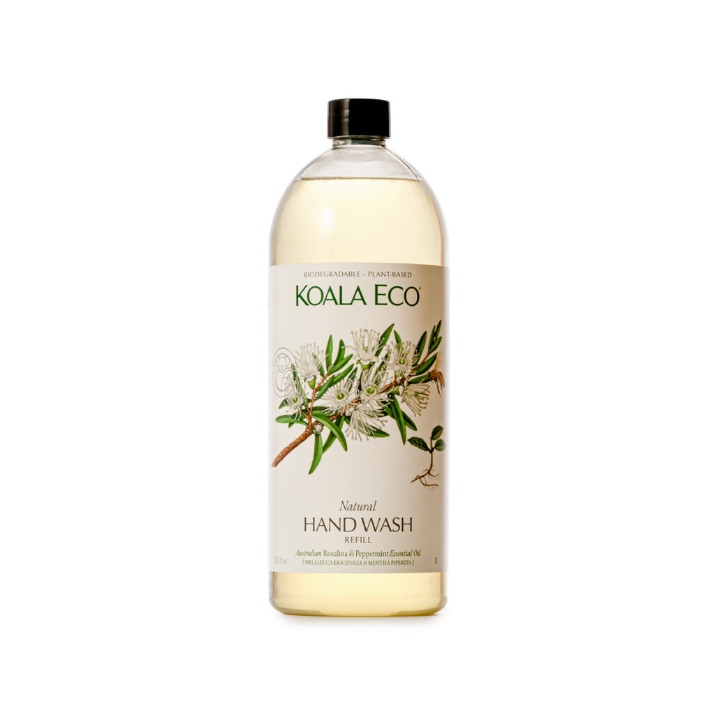 Natural Hand Wash | 500ml/1L | Rosalina & Peppermint Essential Oil