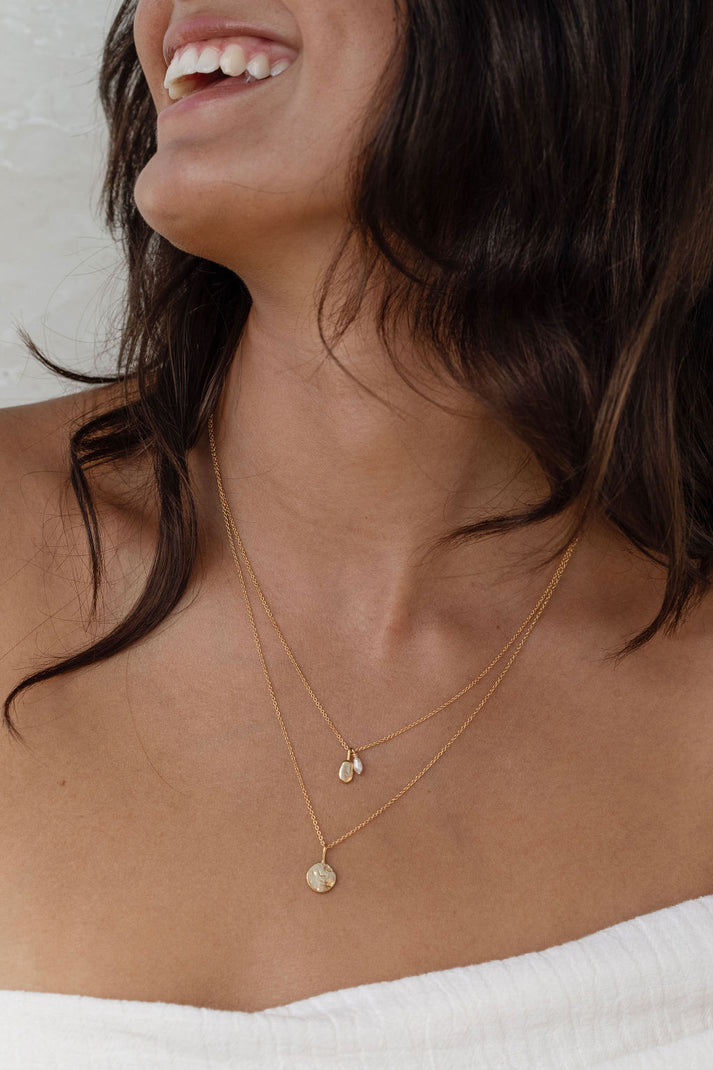 Moon Necklace | Sterling Silver