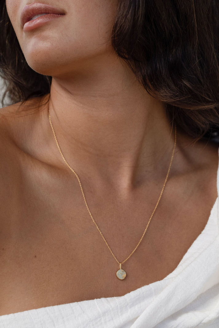 Moon Necklace | Sterling Silver
