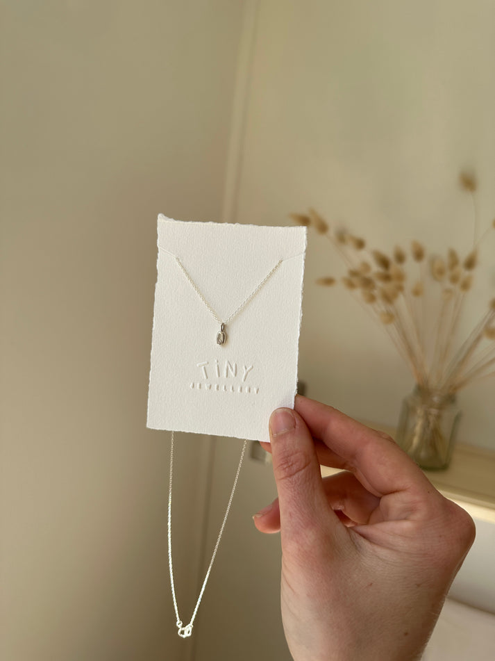 Pebble Necklace | Sterling Silver