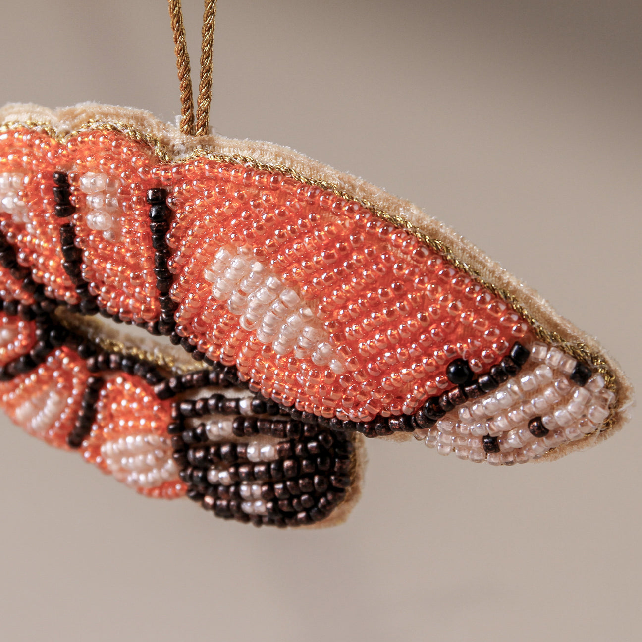 Prawn Beaded Decoration