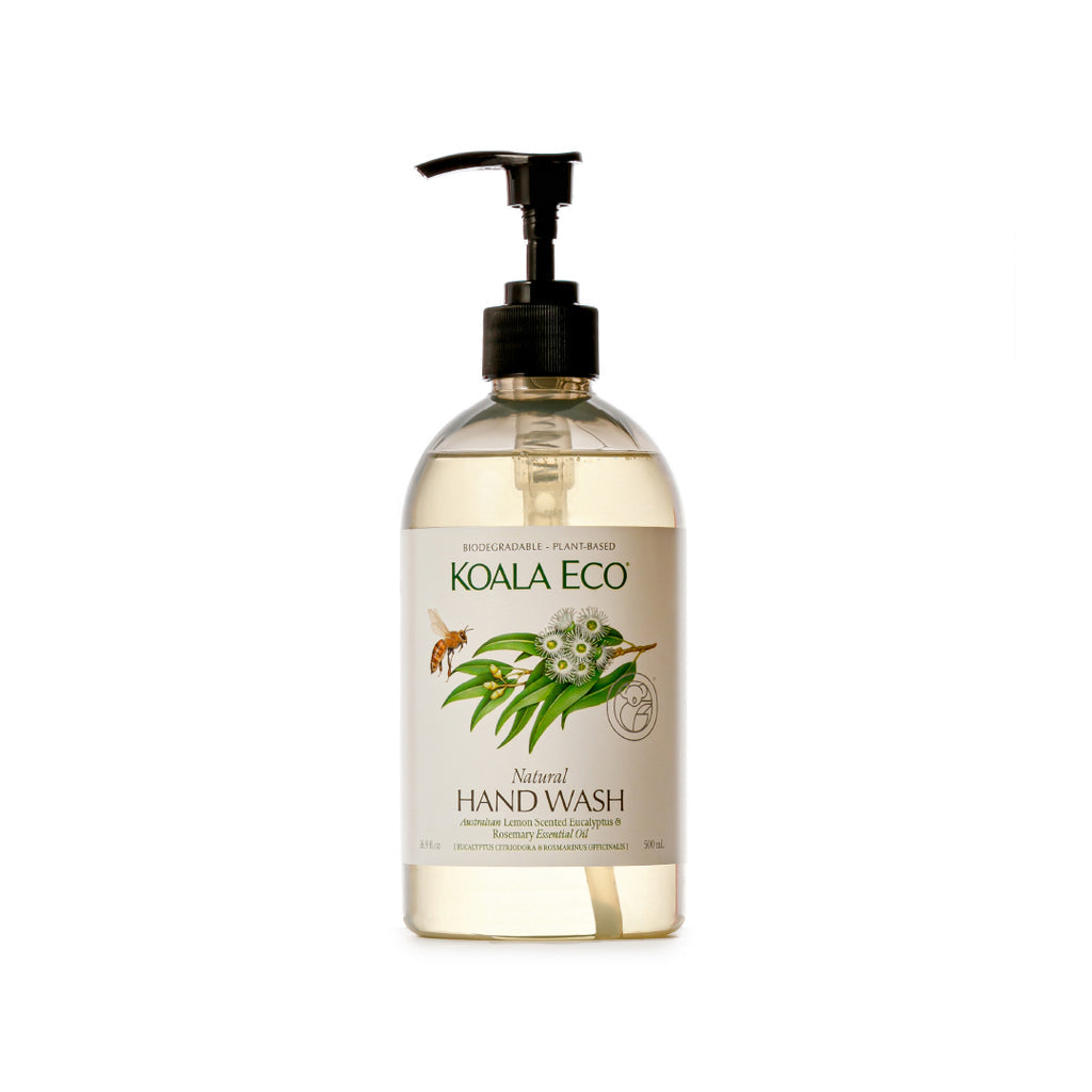 Natural Hand Wash | 500ml/1L | Lemon Scented Eucalyptus & Rosemary Essential Oil
