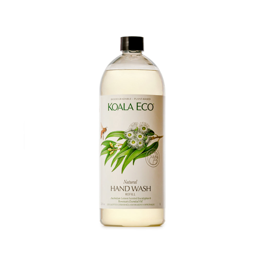 Natural Hand Wash | 500ml/1L | Lemon Scented Eucalyptus & Rosemary Essential Oil