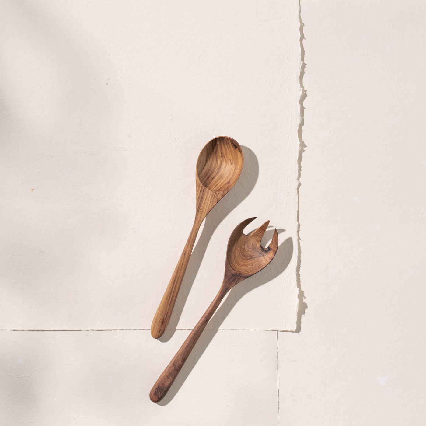 Zahra Teak Salad Servers