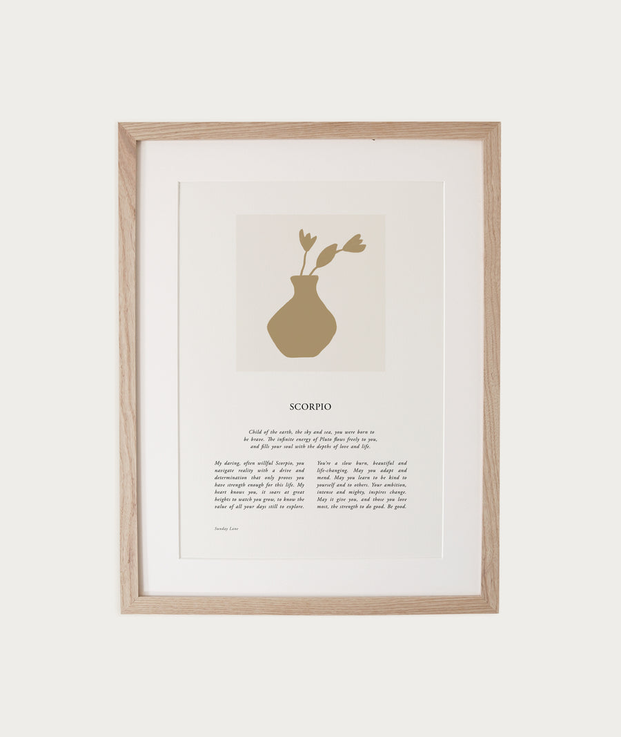 Scorpio 04: A4 Print