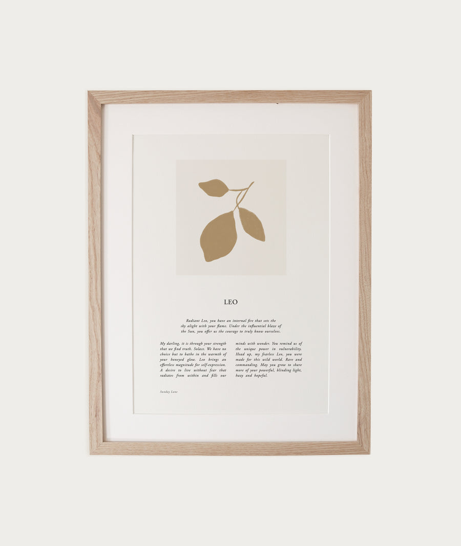 Leo 04: A4 Print