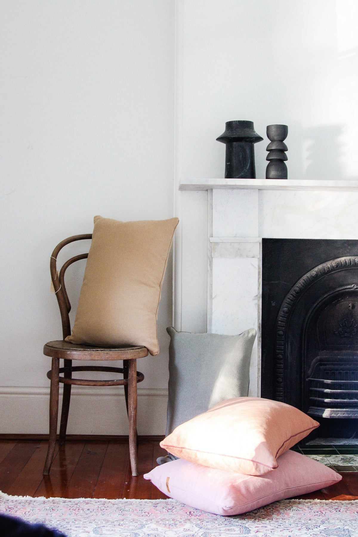 Vintage Wash Guava Cushion | Lumbar