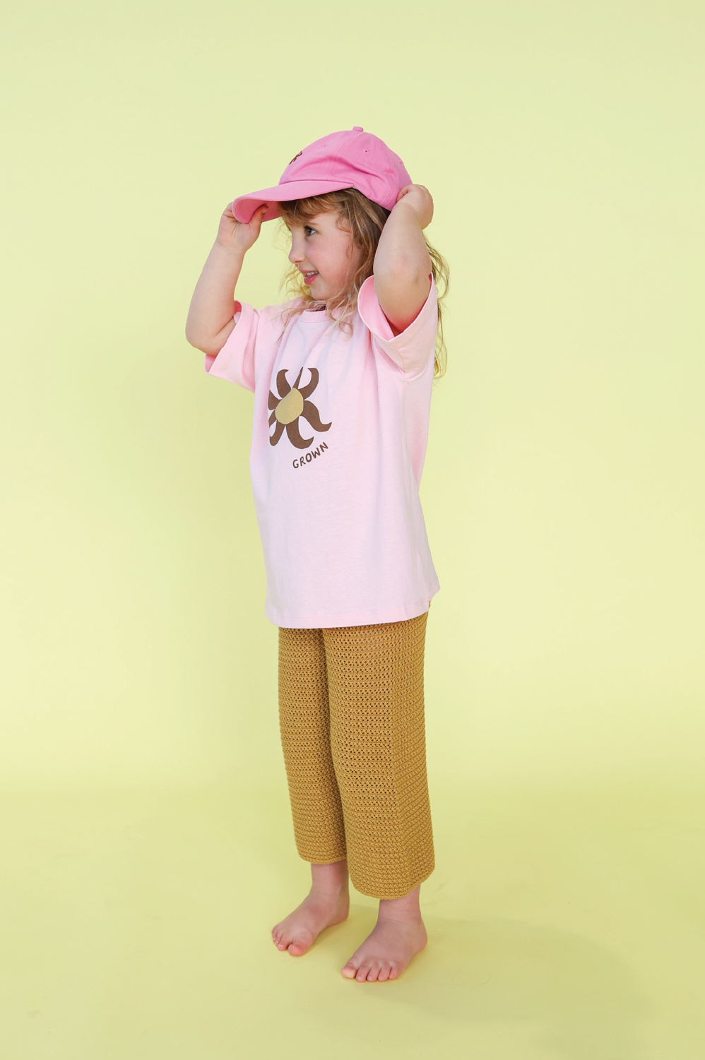 Organic Sunny Tee - Pinky