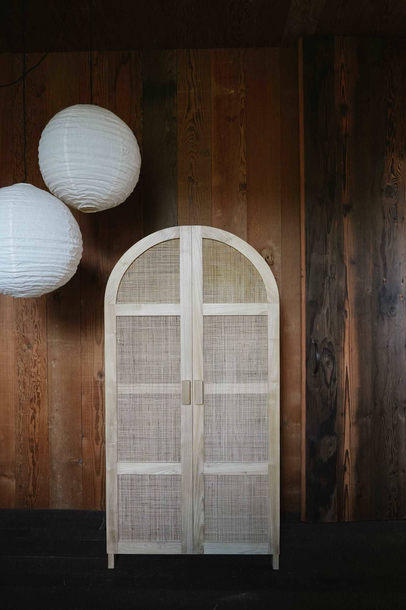 THE ATHENA LINEN PENDANT: White / 70cm / Pear