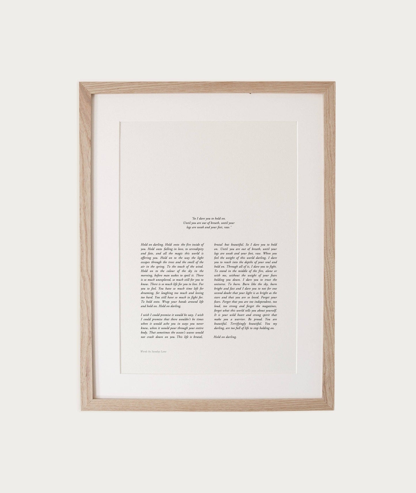 Burn: A4 Print