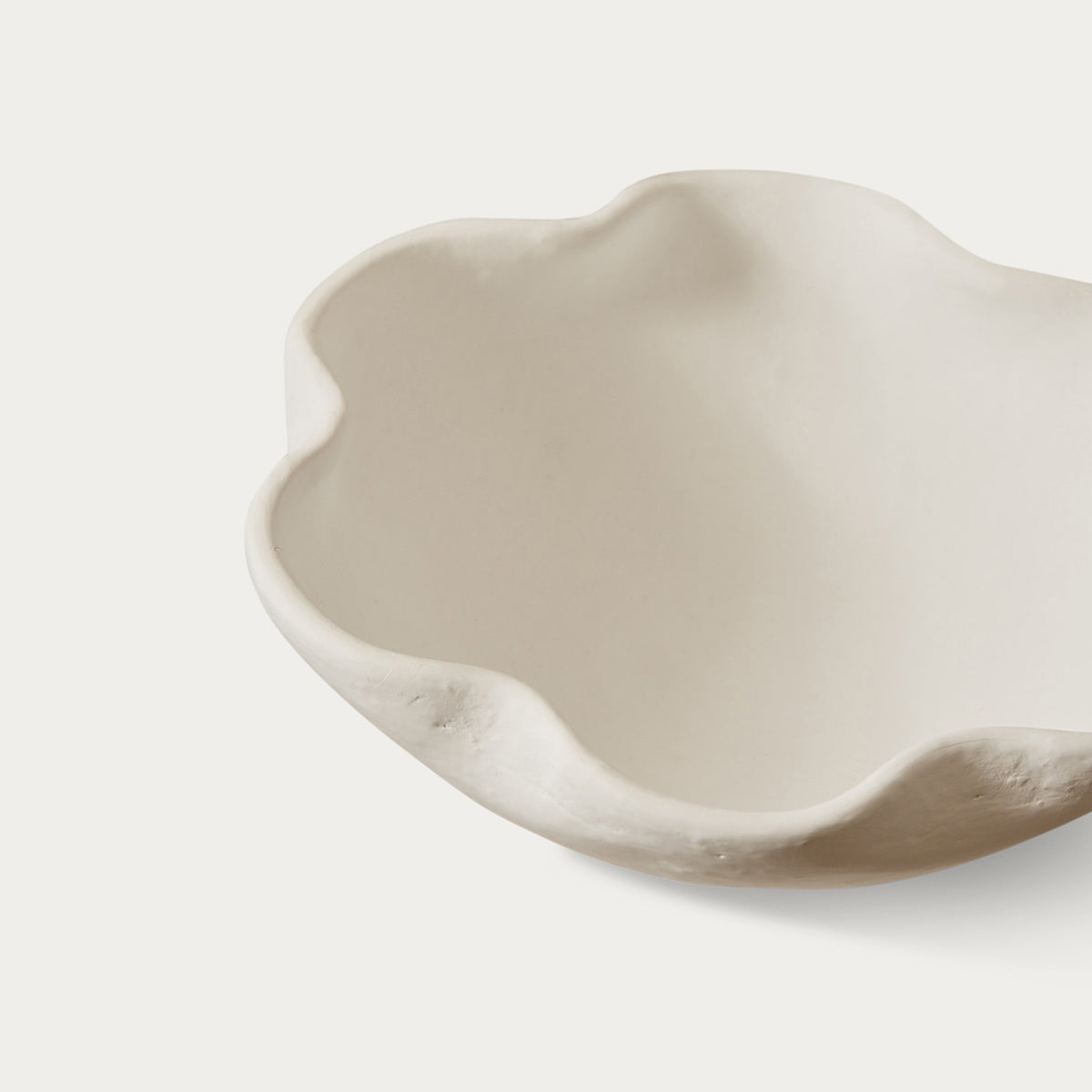 Clementine Bowl | Small | White Unglazed