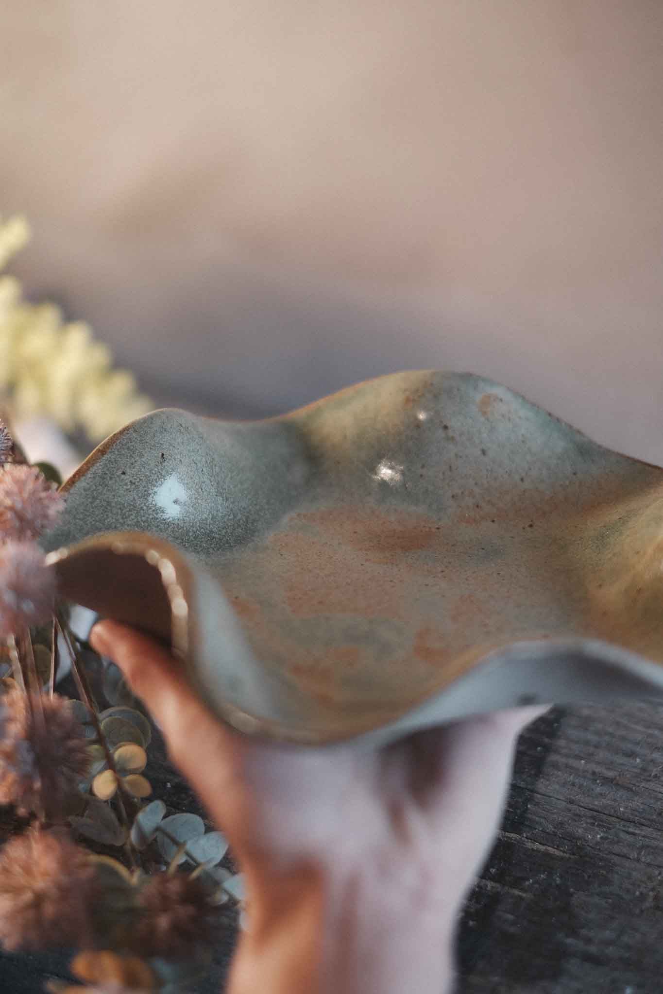 Small Ruffle Bowl — Sage