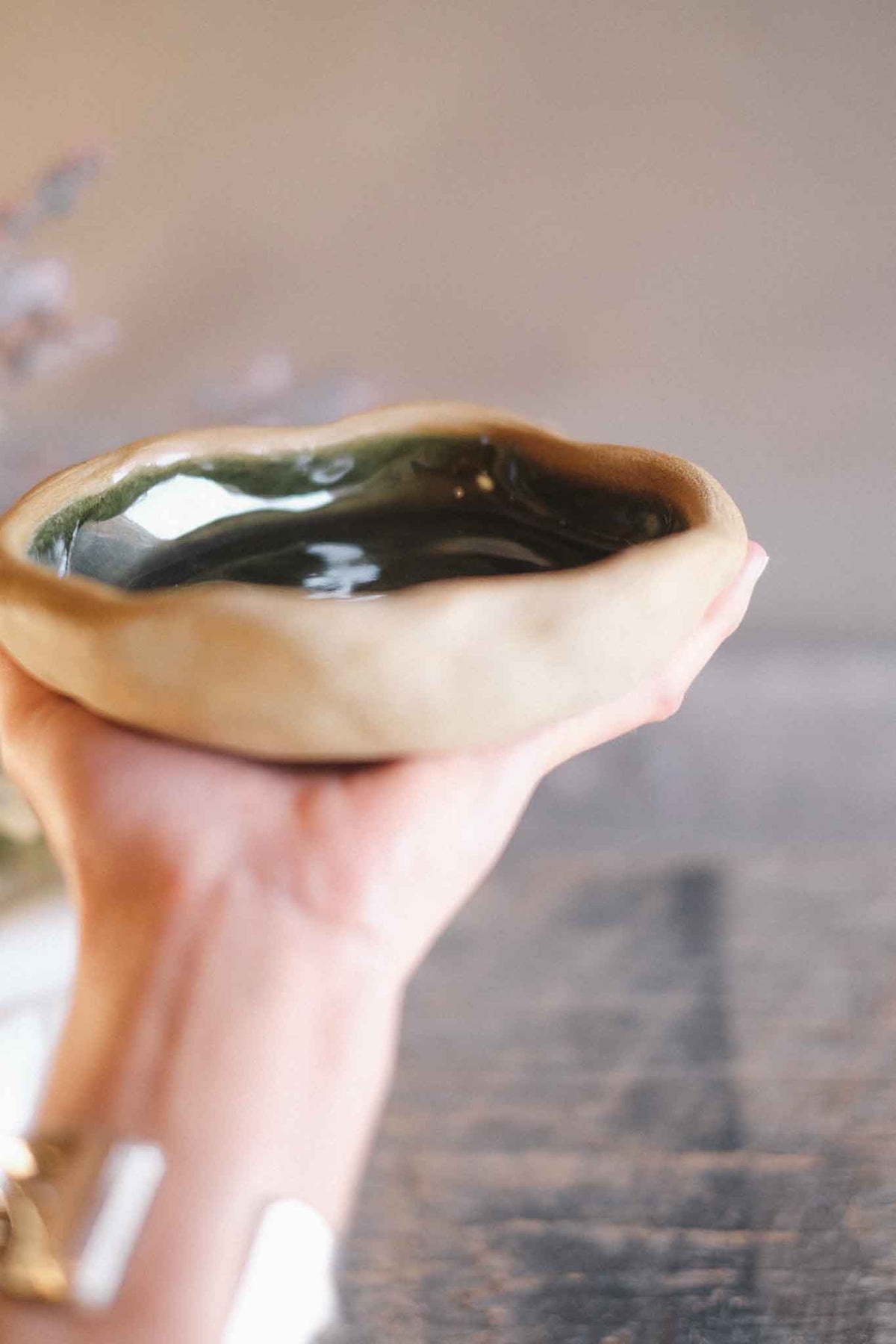 Rock Dish – Jade – Set of 3