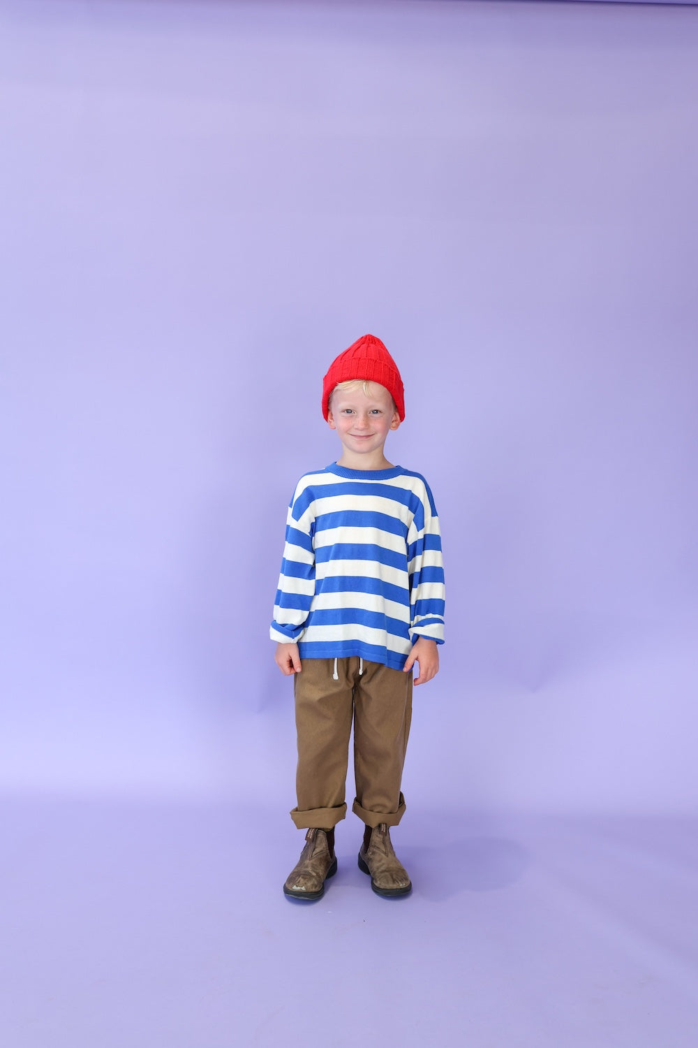 Stripe Long Sleeve Knitted Tee