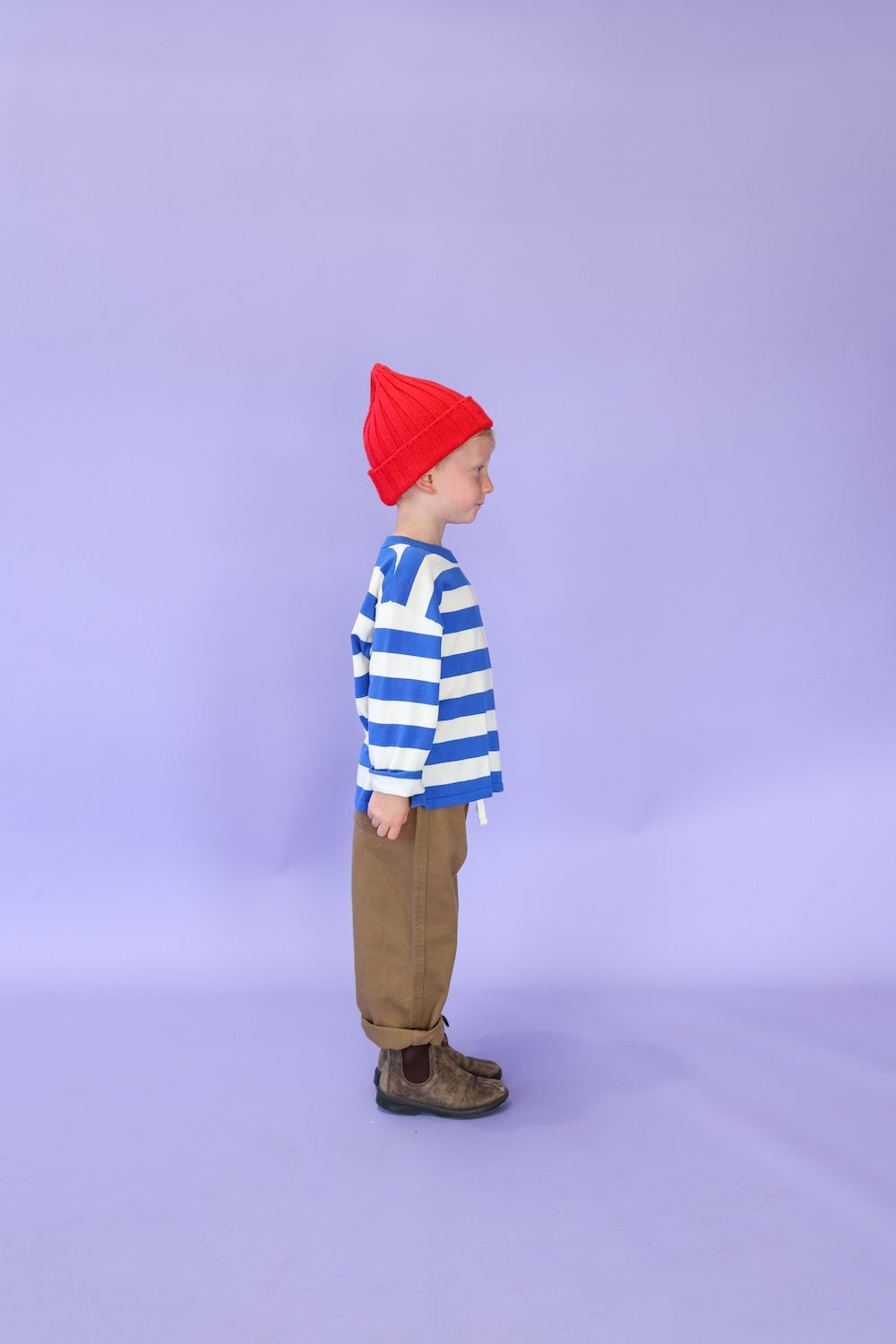 Stripe Long Sleeve Knitted Tee