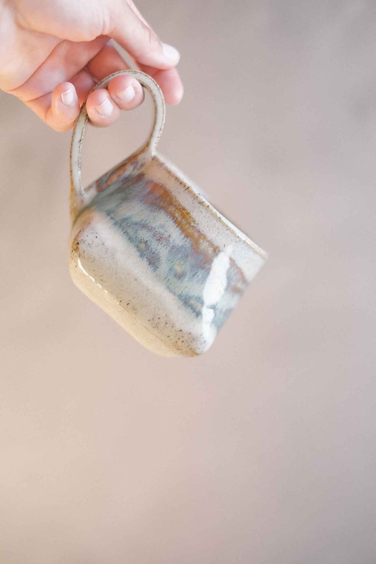 The Folded Mug —  Seaweed Glaze 300ml