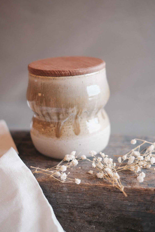Handmade Landscape Series Storage Jar 2
