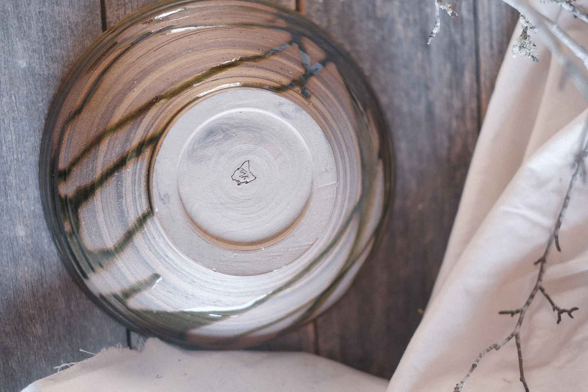 Jade Wild Clay Serving Bowl — Extra Large