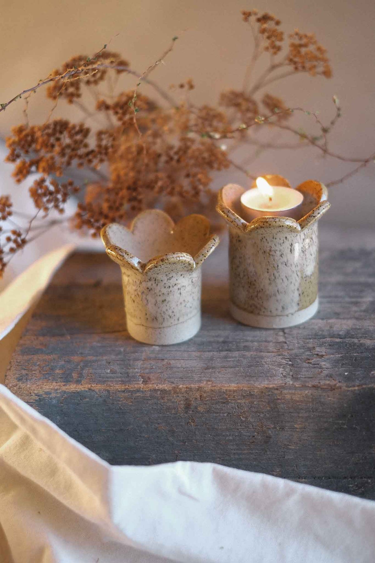Tealight Candle Holder – Binalong Bay Glaze